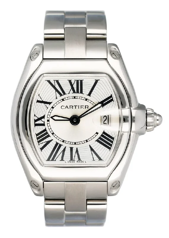 Cartier Roadster W62016V3 Stainless Steel Ladies Watch