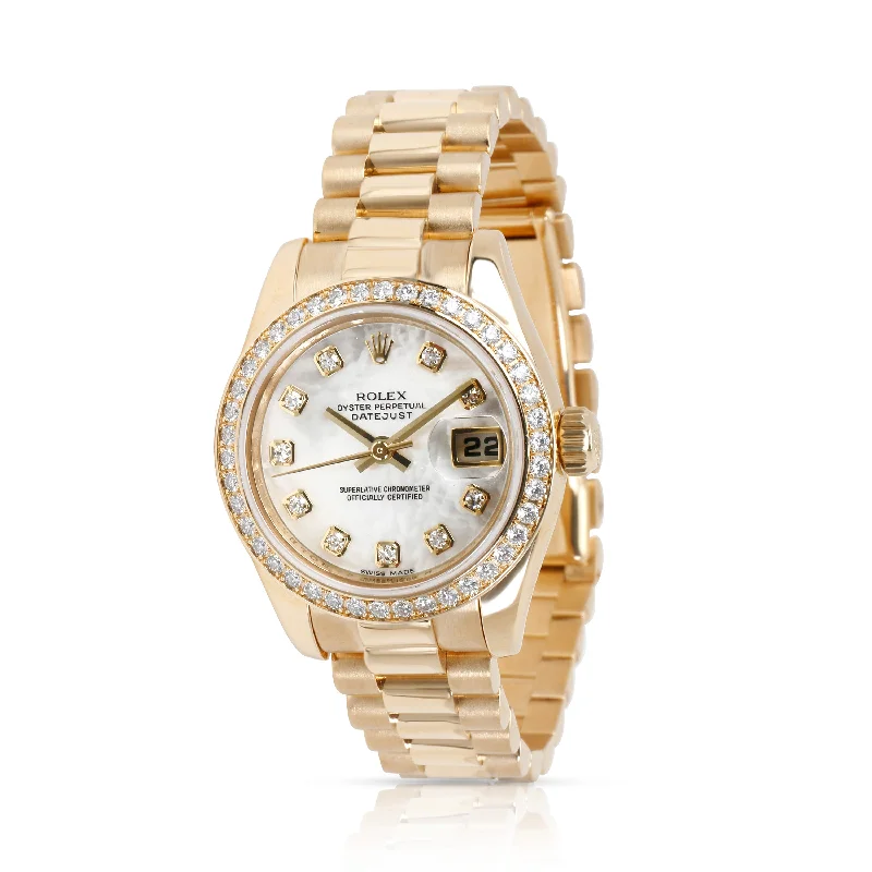 Rolex Datejust 179178 Womens Watch in 18kt Yellow Gold