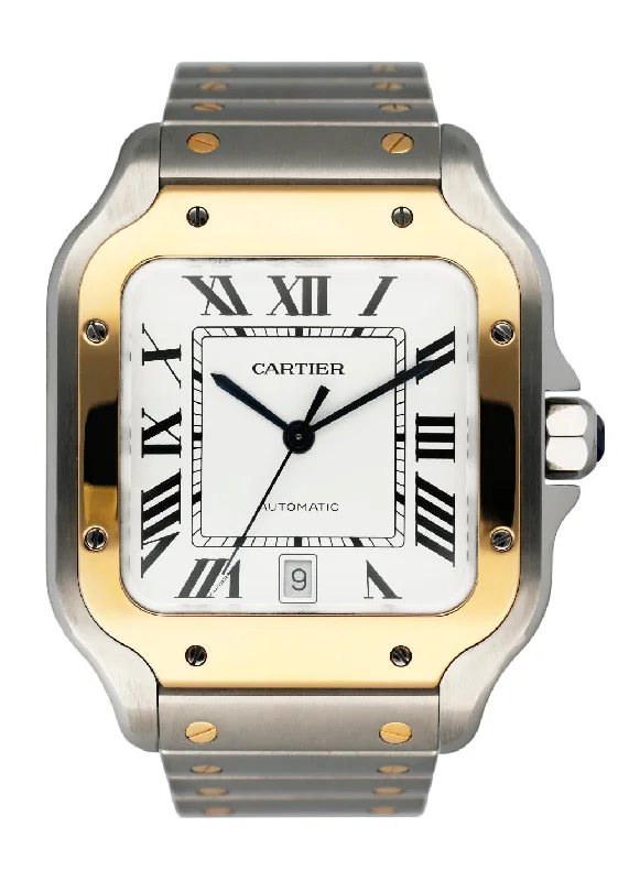 Cartier Santos W2SA0006 Large Size Mens Watch Box Papers