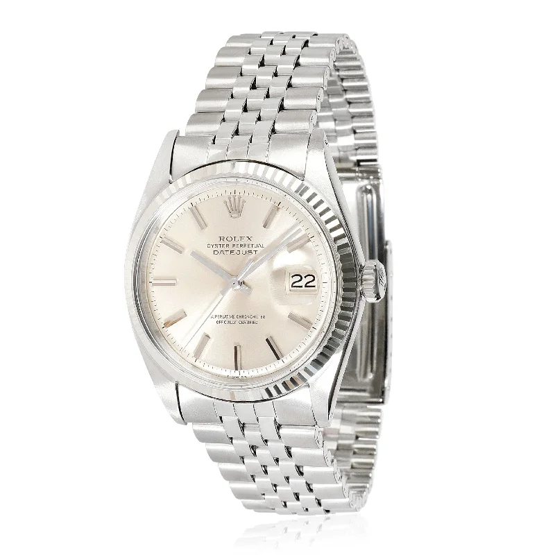 Rolex Datejust 1601 Mens Watch in 14kt Stainless Steel/White Gold