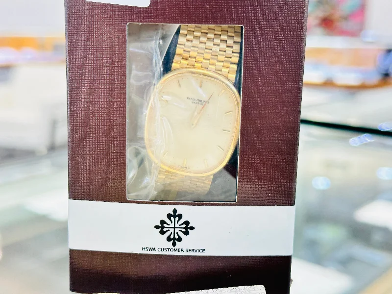 Patek Philippe Golden Ellipse 3838/1 18K Yellow Gold Watch "FULL SERVICED SEALED"