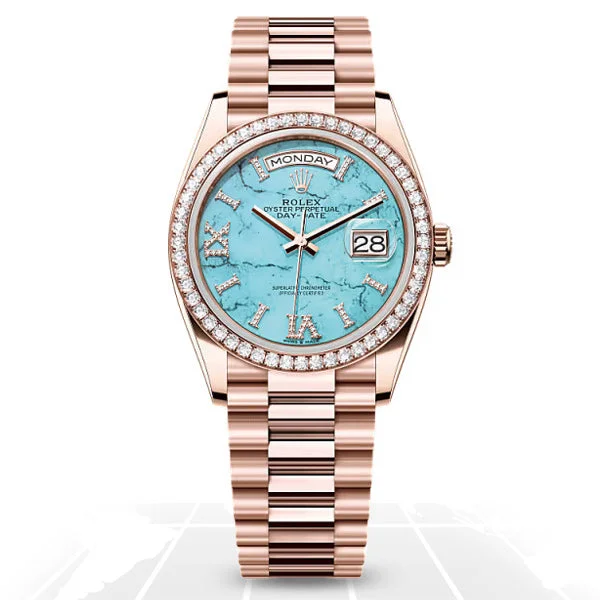 Rolex	Day-Date 36 "Turquoise"	128345RBR