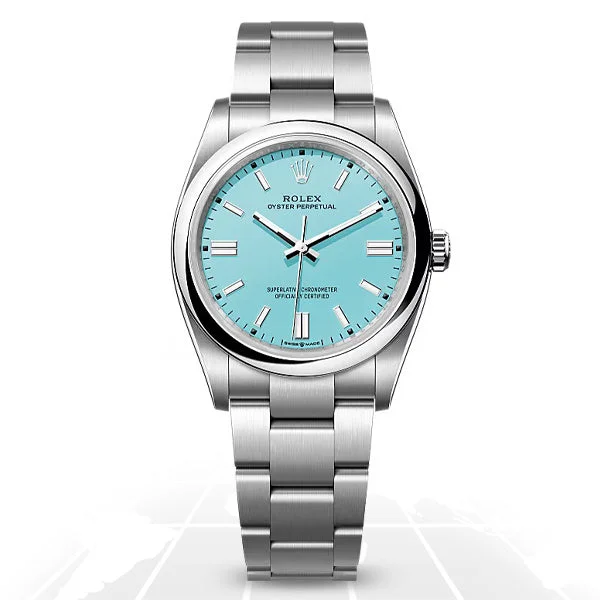 Rolex	Oyster Perpetual 36 "Tiffany"	126000