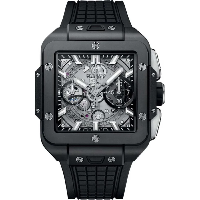 Hublot Square Bang Unicorn Black Magic 42mm Openworked Dial 821.CI.0170.RX