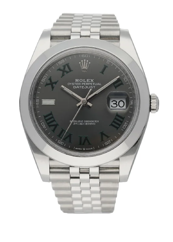 Rolex Datejust 126300 Stainless steel Men's Watch Box & Papers