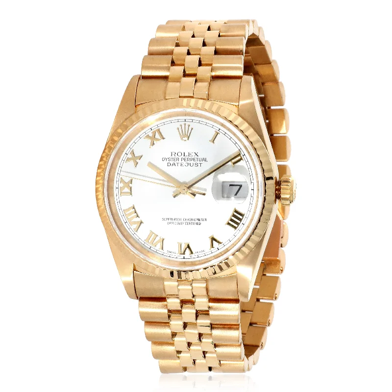 Rolex Datejust 16238 Mens Watch in 18k Yellow Gold