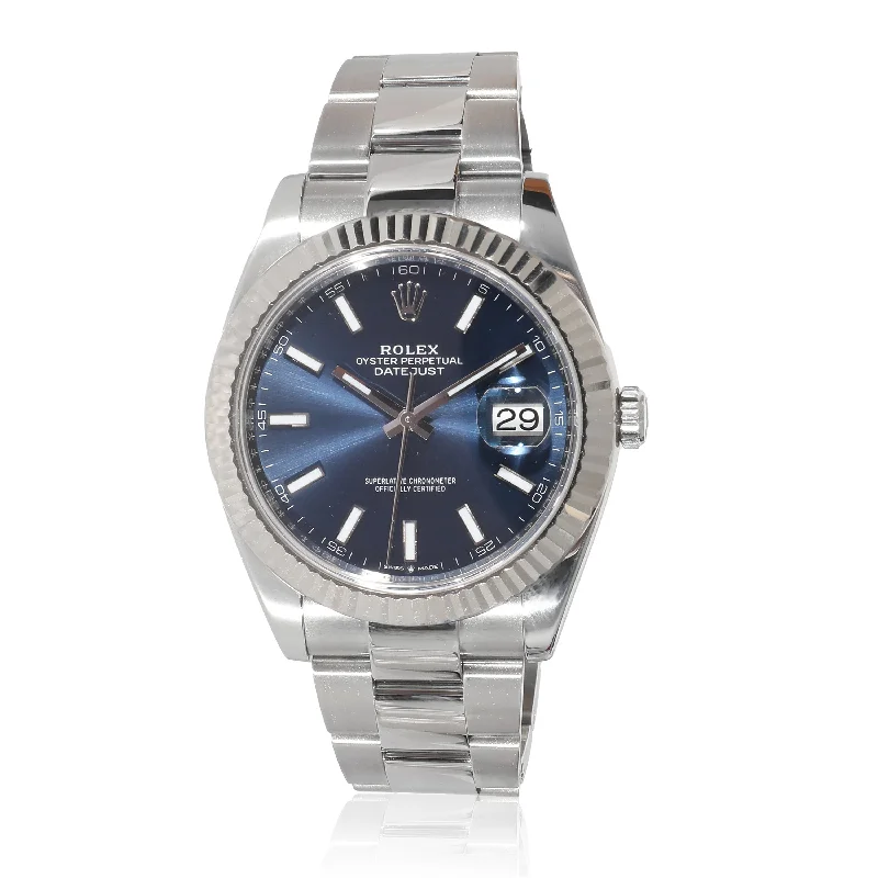 Datejust 41 126334 Mens Watch in  Stainless Steel/White Gold