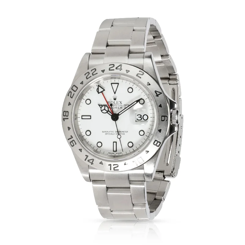 Rolex Explorer II 16570 Mens Watch in  Stainless Steel