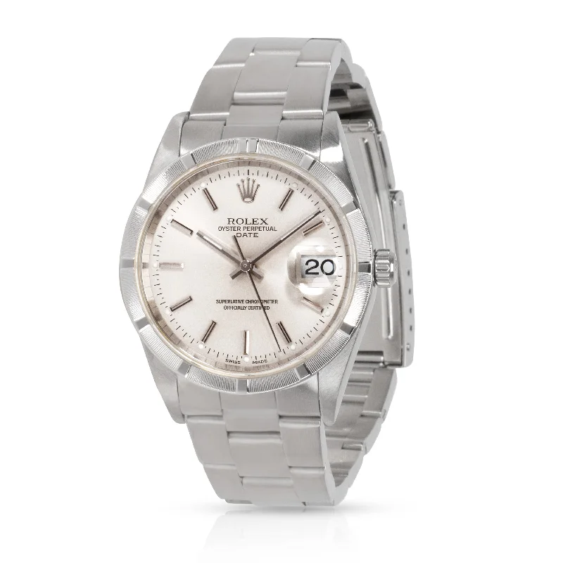 Rolex Date 15210 Mens Watch in  Stainless Steel