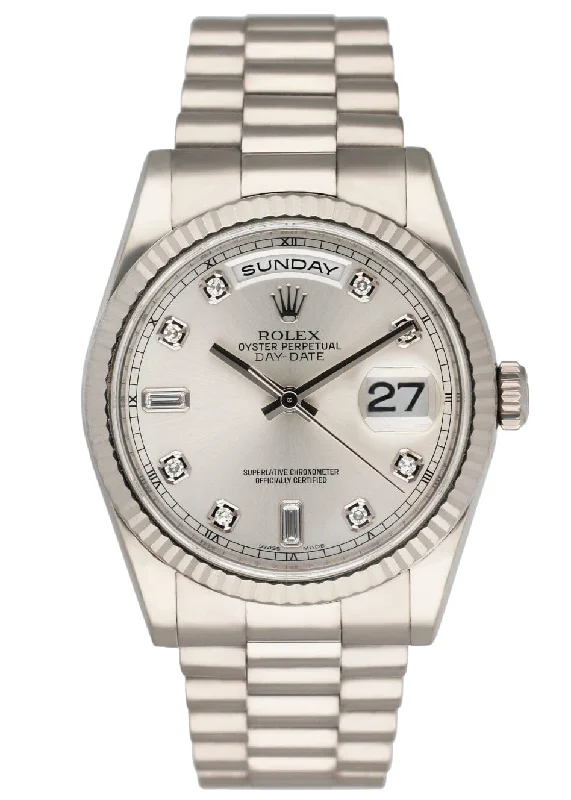 Rolex Day-Date 118239 Diamond Dial Mens Watch