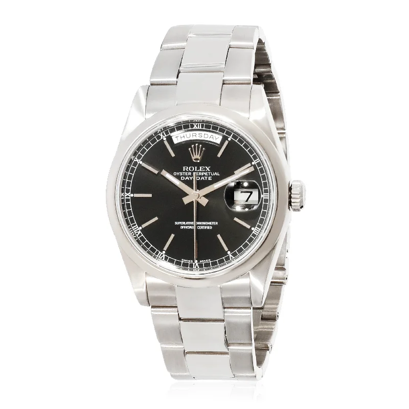 Day-Date 118209 Mens Watch in 18kt White Gold