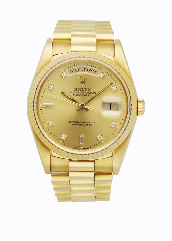 Rolex Day Date 18238 President Diamond Dial Men's Watch