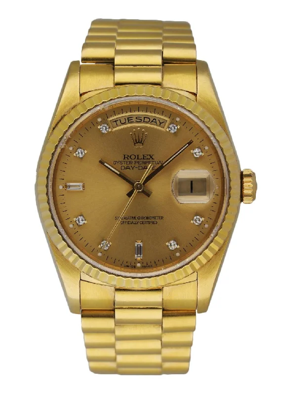 Rolex Day Date 18238 President Men's Watch Box & Paper