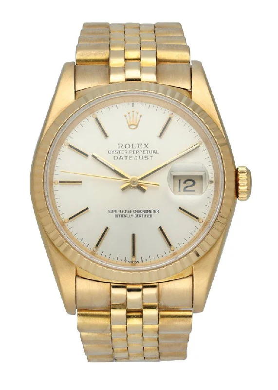 Rolex Datejust 16238 18k Yellow Gold Men's Watch