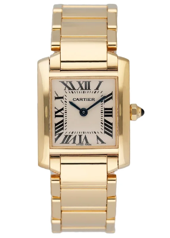 Cartier Tank Francaise W50002N2 Yellow Gold Ladies Watch