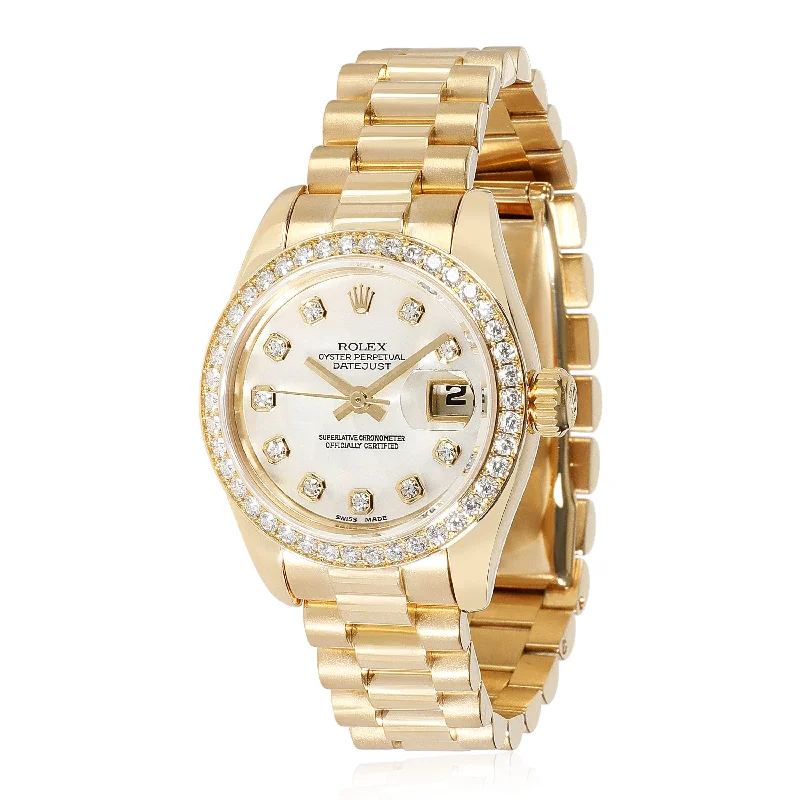 Rolex Datejust 179138 Womens Watch in 18kt Yellow Gold