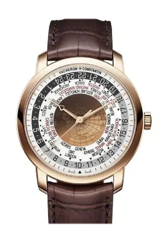 Vacheron Constantin Traditionelle Worldtime Rose Gold Watch 86060/000R-8985