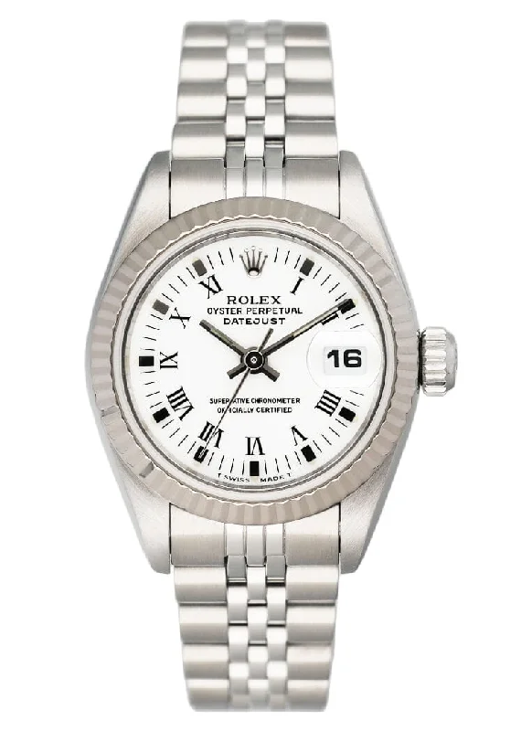 Rolex Datejust 69174 White Dial Ladies Watch