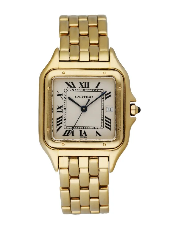 Cartier Panthere 18K Yellow Gold Large Men's Watch