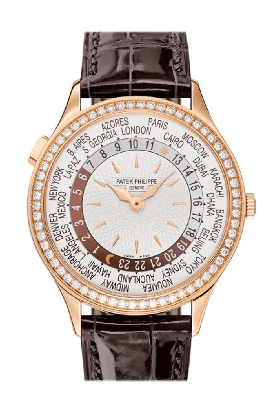 Patek Philippe Complications World Time Automatic Diamond Ladies Watch 7130R-013