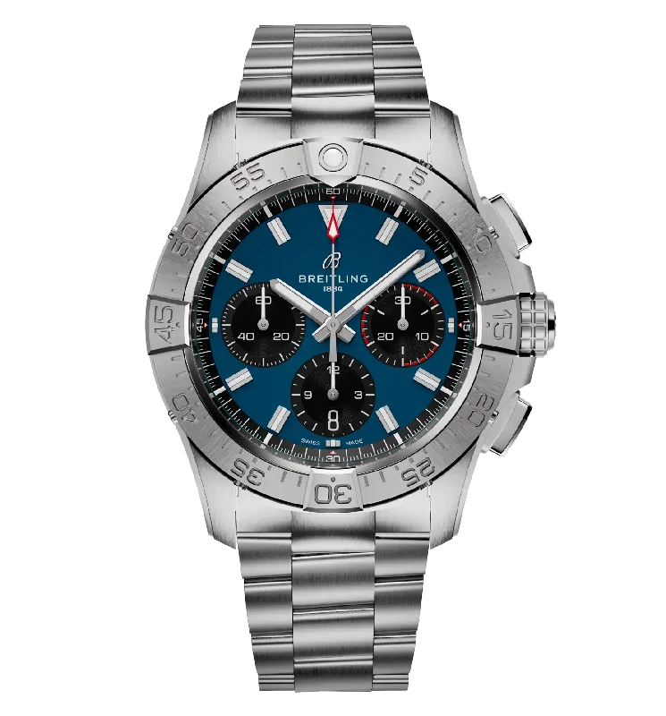 Breitling Avenger B01 Chronograph 42 Watch with Stainless Steel Bracelet