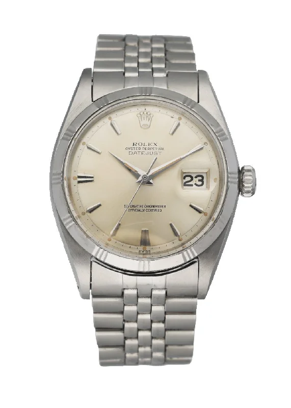 Rolex Oyster Perpetual Datejust 1603 Vintage Stainless Steel Mens Watch