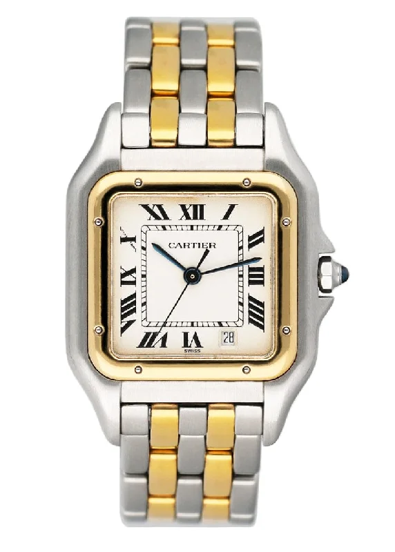 Cartier Panthere W25028B6 Midsize Two Tone Ladies Watch