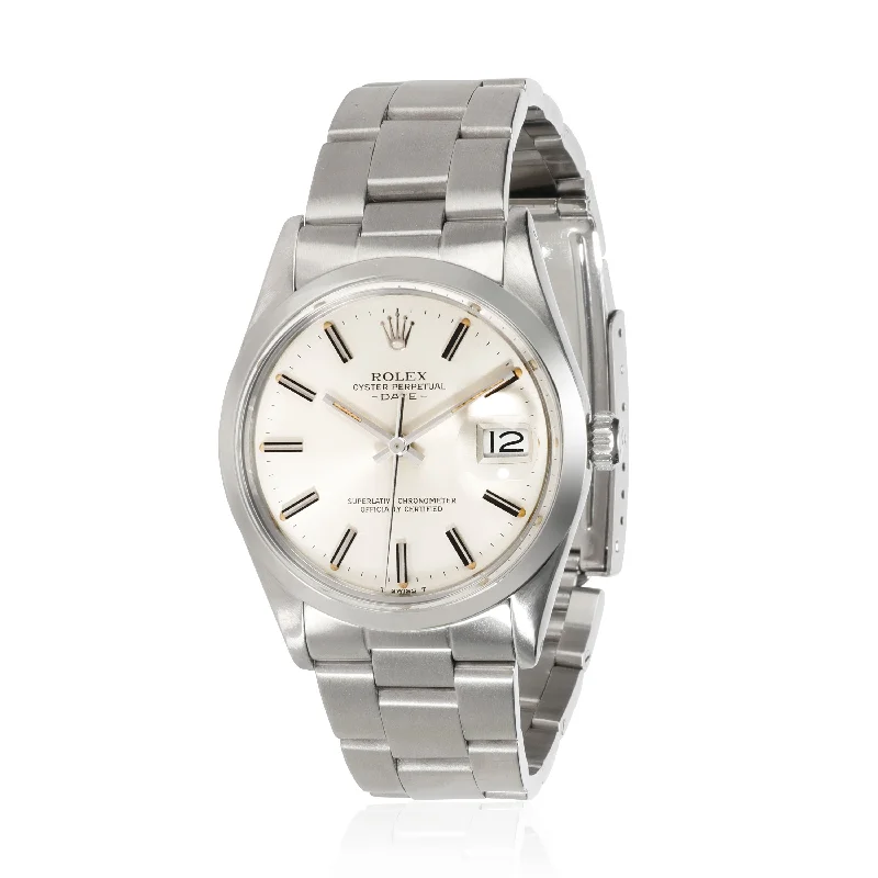 Rolex Date 15000 Mens Watch in  Stainless Steel