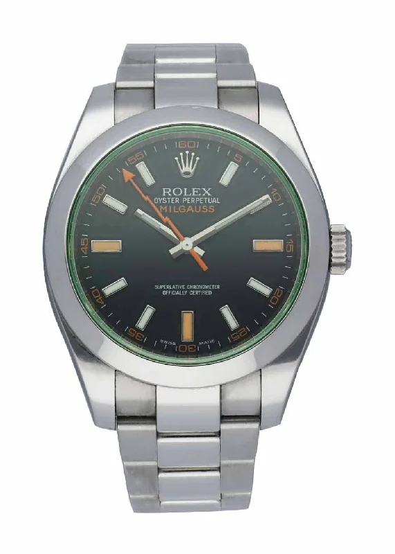 Rolex Milgauss 116400GV Mens Watch Box & Papers