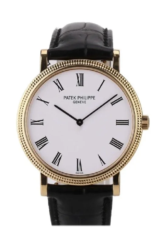 Patek Philippe Calatrava White Dial Watch 5120J-001