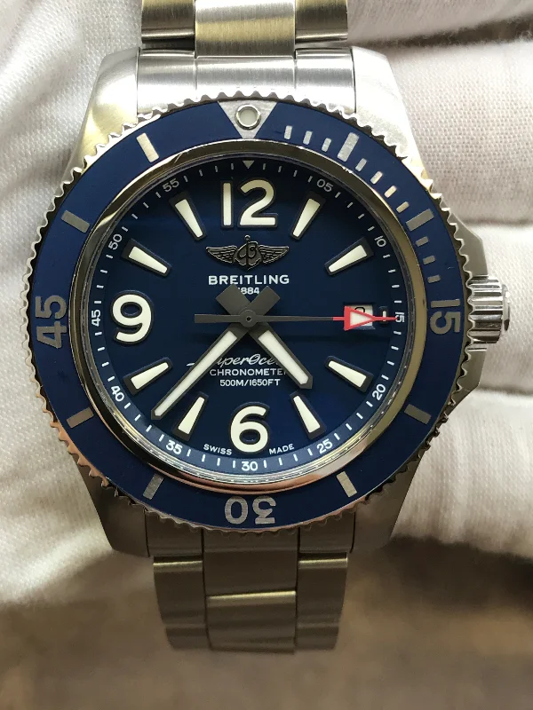 Breitling Superocean 42 A17366D81C1A1 Blue Dial Automatic Men's Watch